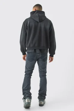Slim Rigid Flare Overdye Carpenter Jeans | BoohooMAN UK
