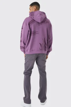Slim Rigid Flare Pintuck Denim Jeans | BoohooMAN UK