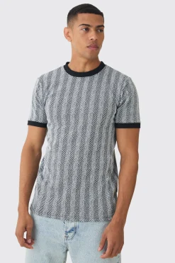 Slim Ringer T-shirt | BoohooMAN UK