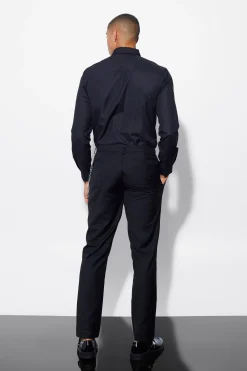 Slim Side Panel Suit Trousers | BoohooMAN UK