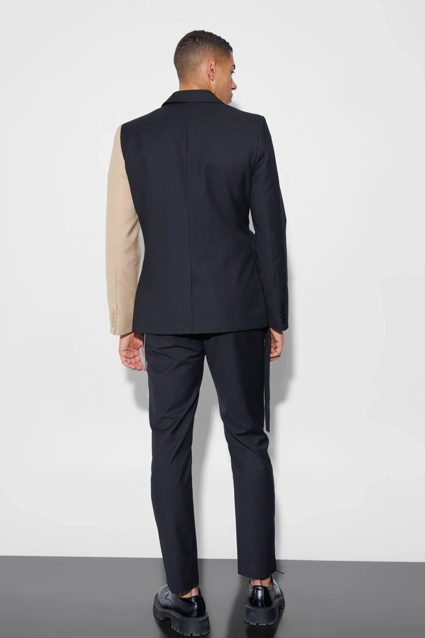 Slim Side Panel Suit Trousers | BoohooMAN UK
