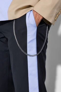 Slim Side Panel Suit Trousers | BoohooMAN UK