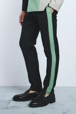 Slim Side Panel Suit Trousers | BoohooMAN UK