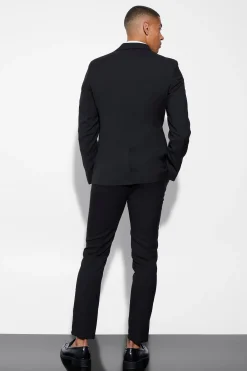Slim Single Breasted Suit Jacket | BoohooMAN UK