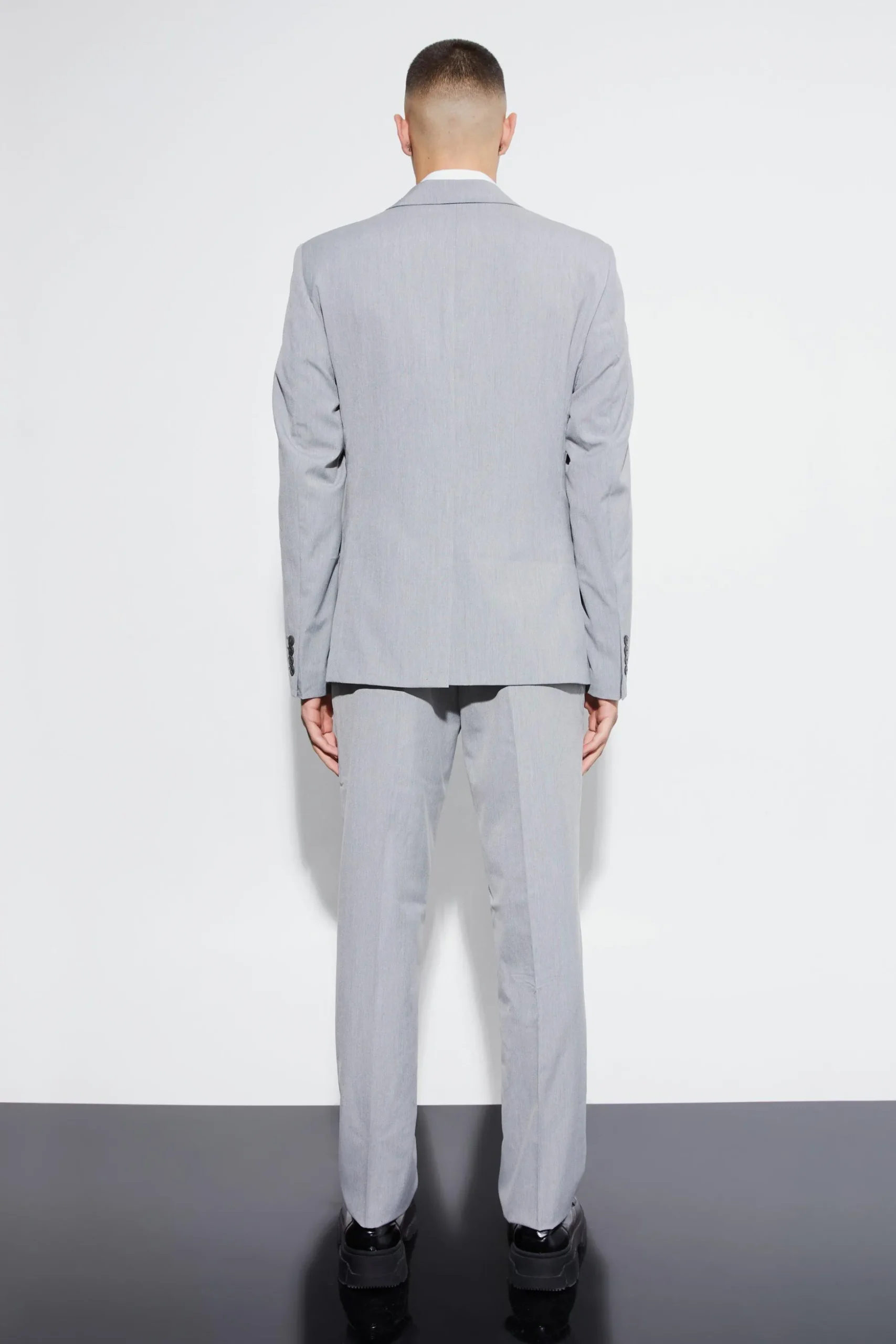 Slim Single Breasted Suit Jacket | BoohooMAN UK