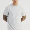 Slim Slub Textured T-shirt | BoohooMAN UK