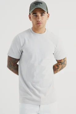 Slim Slub Textured T-shirt | BoohooMAN UK