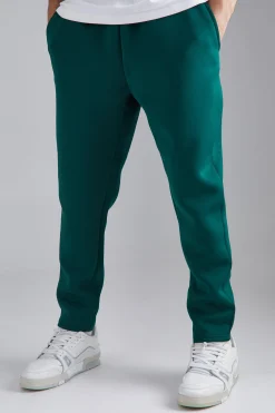 Slim Tapered Bonded Scuba Jogger | BoohooMAN UK