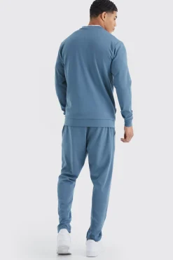 Slim Tapered Elastic Waist Pintuck Crop Jogger | BoohooMAN UK