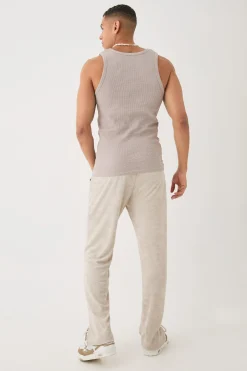 Slim Waffle Vest | BoohooMAN UK