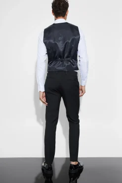 Slim Waistcoat | BoohooMAN UK