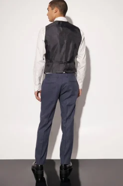 Slim Wool Tweed Suit | BoohooMAN UK