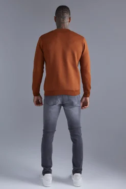 Smart Knitted Bomber | BoohooMAN UK