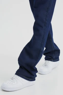 Stacked Rigid Flare Jean | BoohooMAN UK