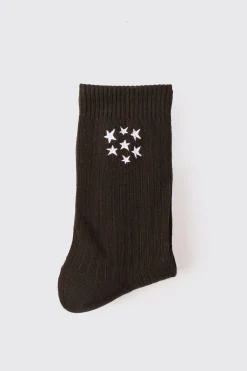 Star Print Socks | BoohooMAN UK