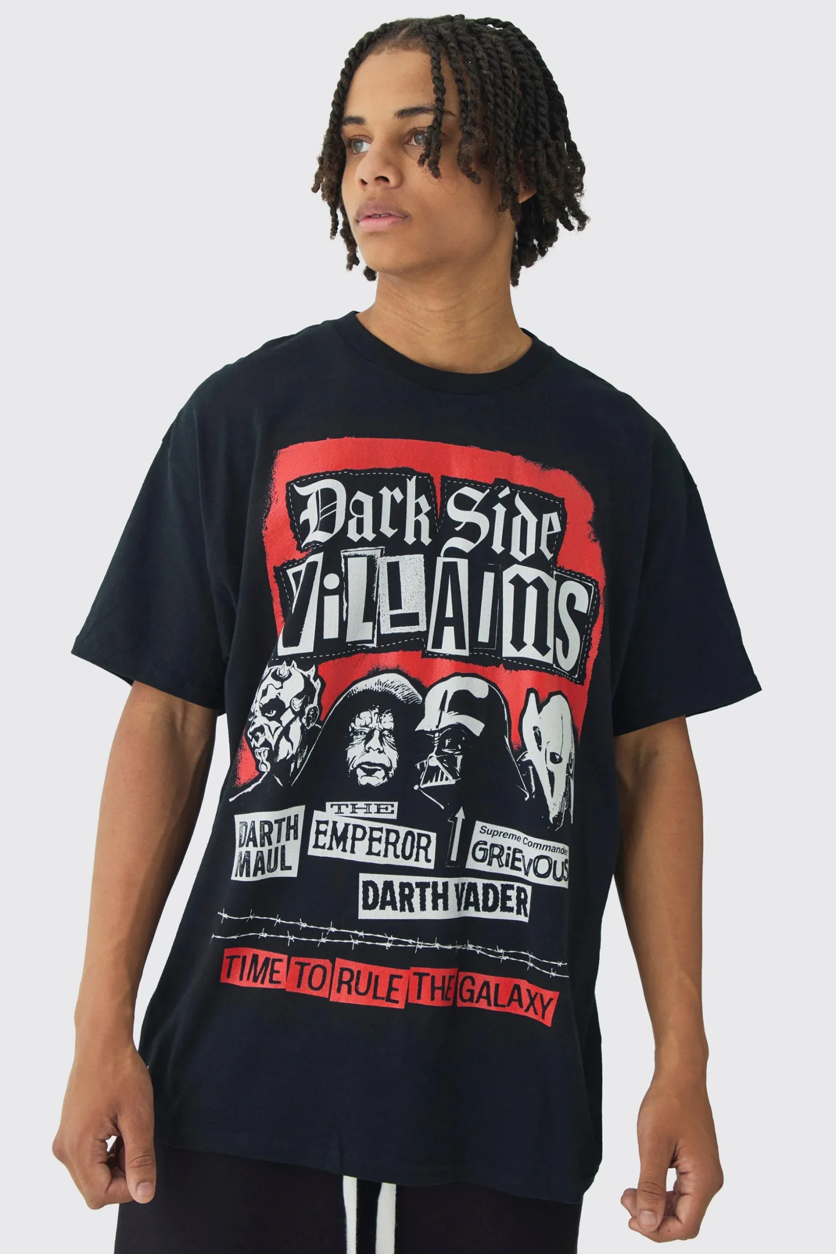 Star Wars Villains License Print T-Shirt | BoohooMAN UK
