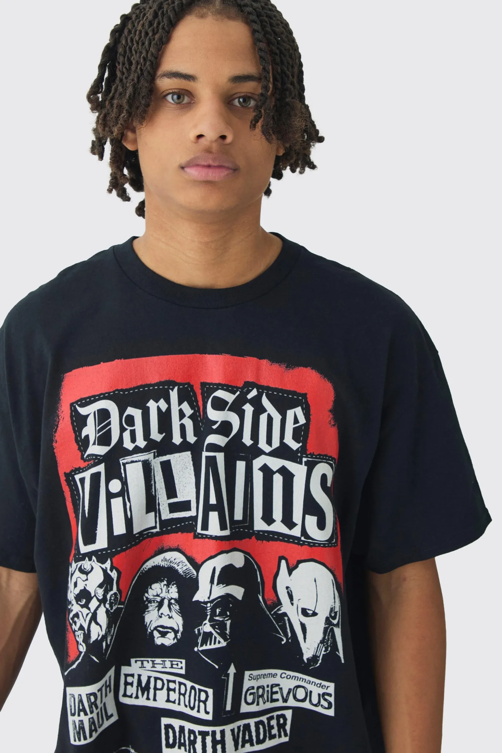 Star Wars Villains License Print T-Shirt | BoohooMAN UK