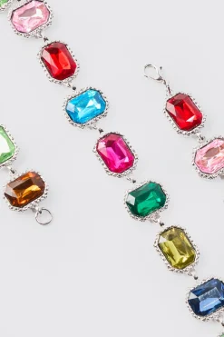 Stone Multicolour Necklace | BoohooMAN UK