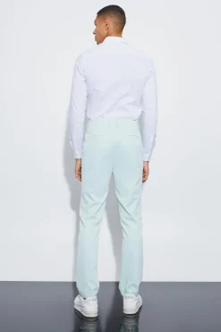 Straight Fit Suit Trousers | BoohooMAN UK