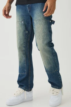 Straight Leg Carpenter Jeans | BoohooMAN UK