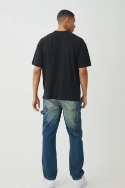 Straight Leg Carpenter Jeans | BoohooMAN UK