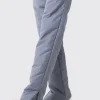 Straight Leg Quilted Trouser | BoohooMAN UK