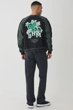 Straight Leg Rigid Ripped Knee Distressed Jeans | BoohooMAN UK