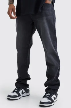 Straight Rigid Jean | BoohooMAN UK