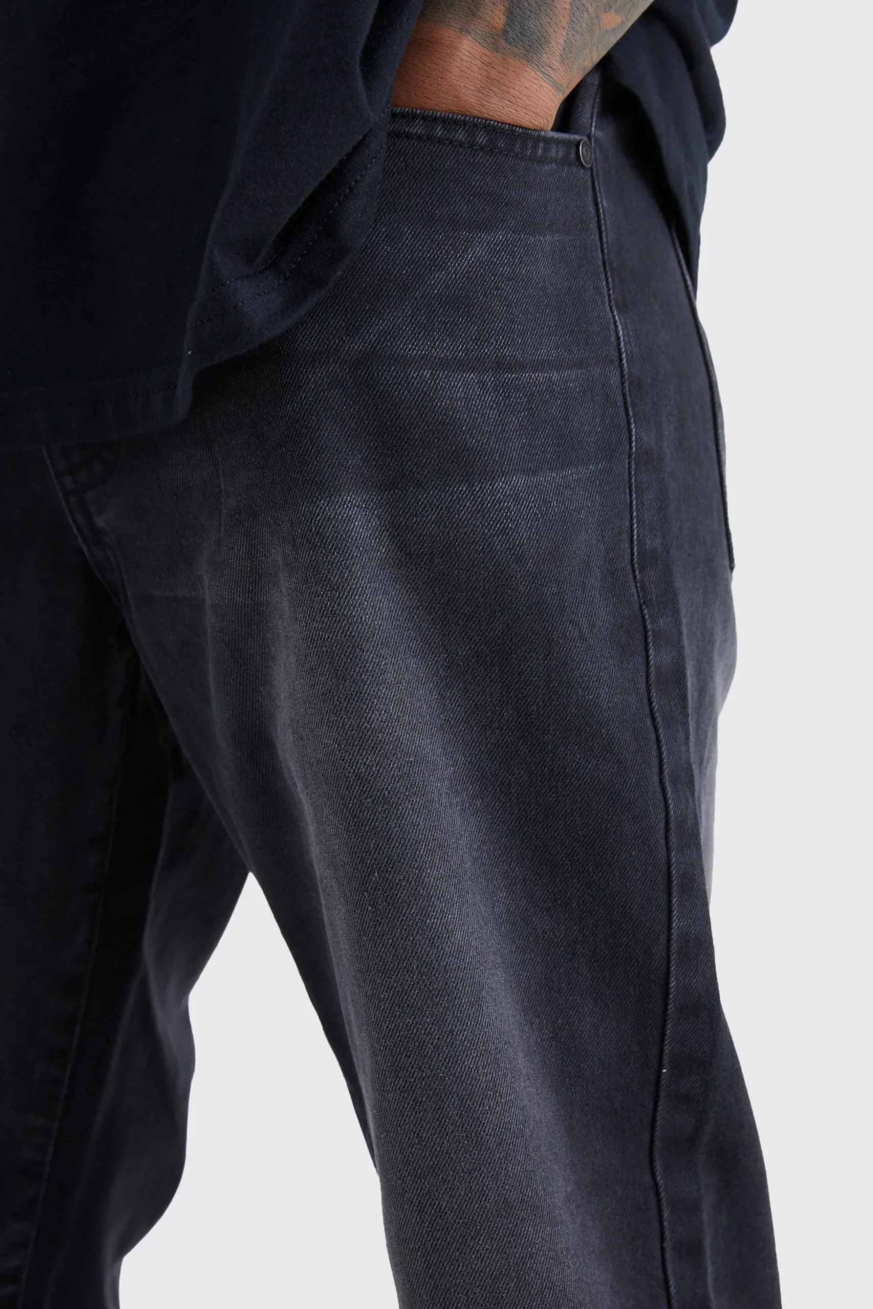 Straight Rigid Jean | BoohooMAN UK
