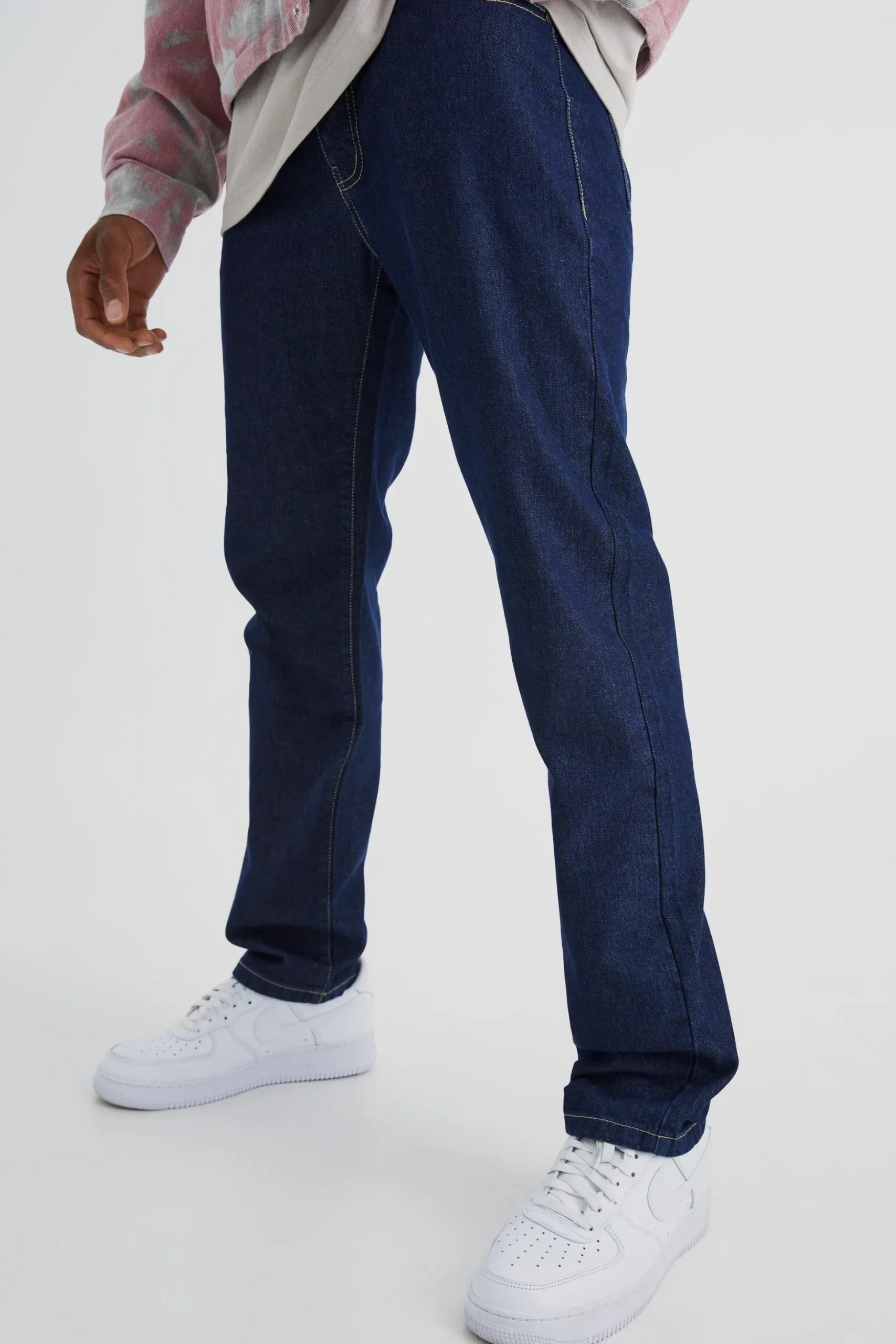 Straight Rigid Jean | BoohooMAN UK