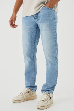 Straight Rigid Jean | BoohooMAN UK