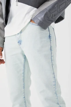 Straight Rigid Jean | BoohooMAN UK