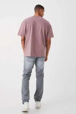 Straight Rigid Jean | BoohooMAN UK