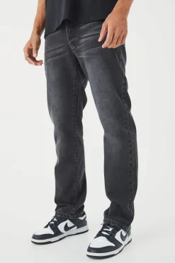 Straight Rigid Jean | BoohooMAN UK
