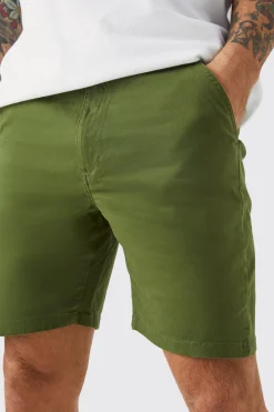 Stretch Skinny Fixed Waist Chino Short | BoohooMAN UK