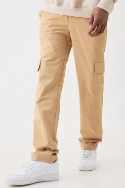 Stretch Tailored Cargo Trousers | BoohooMAN UK