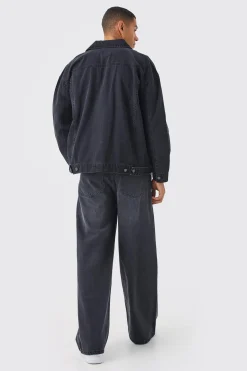 Super Baggy Rigid Jeans | BoohooMAN UK
