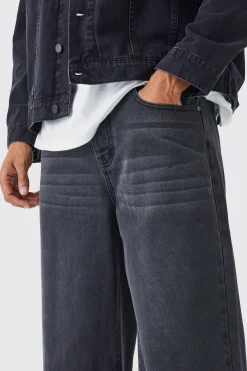 Super Baggy Rigid Jeans | BoohooMAN UK