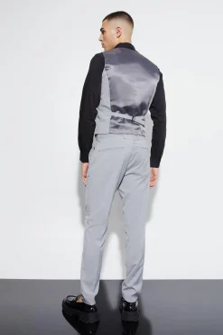 Super Skinny Core Grey Suit | BoohooMAN UK