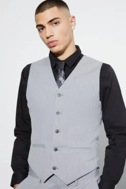 Super Skinny Core Grey Suit | BoohooMAN UK