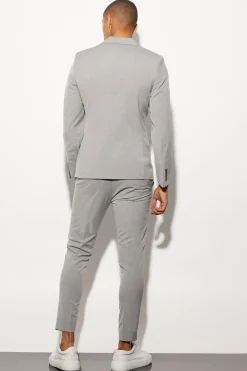 Super Skinny Double Breasted Suit Jacket | BoohooMAN UK