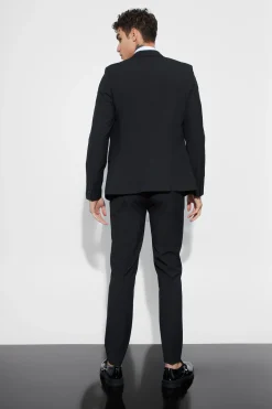 Super Skinny Double Breasted Suit Jacket | BoohooMAN UK