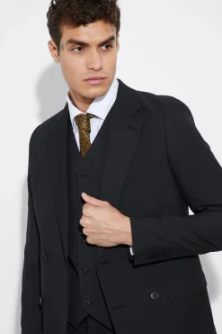 Super Skinny Double Breasted Suit Jacket | BoohooMAN UK