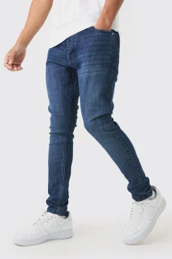 Super Skinny Fit Stretch Jeans | BoohooMAN UK