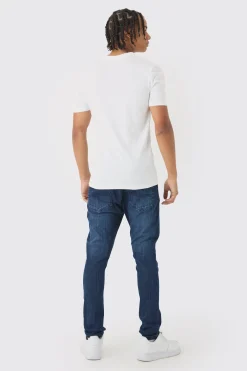 Super Skinny Fit Stretch Jeans | BoohooMAN UK