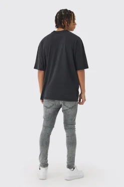 Super Skinny Fit Stretch Jeans | BoohooMAN UK