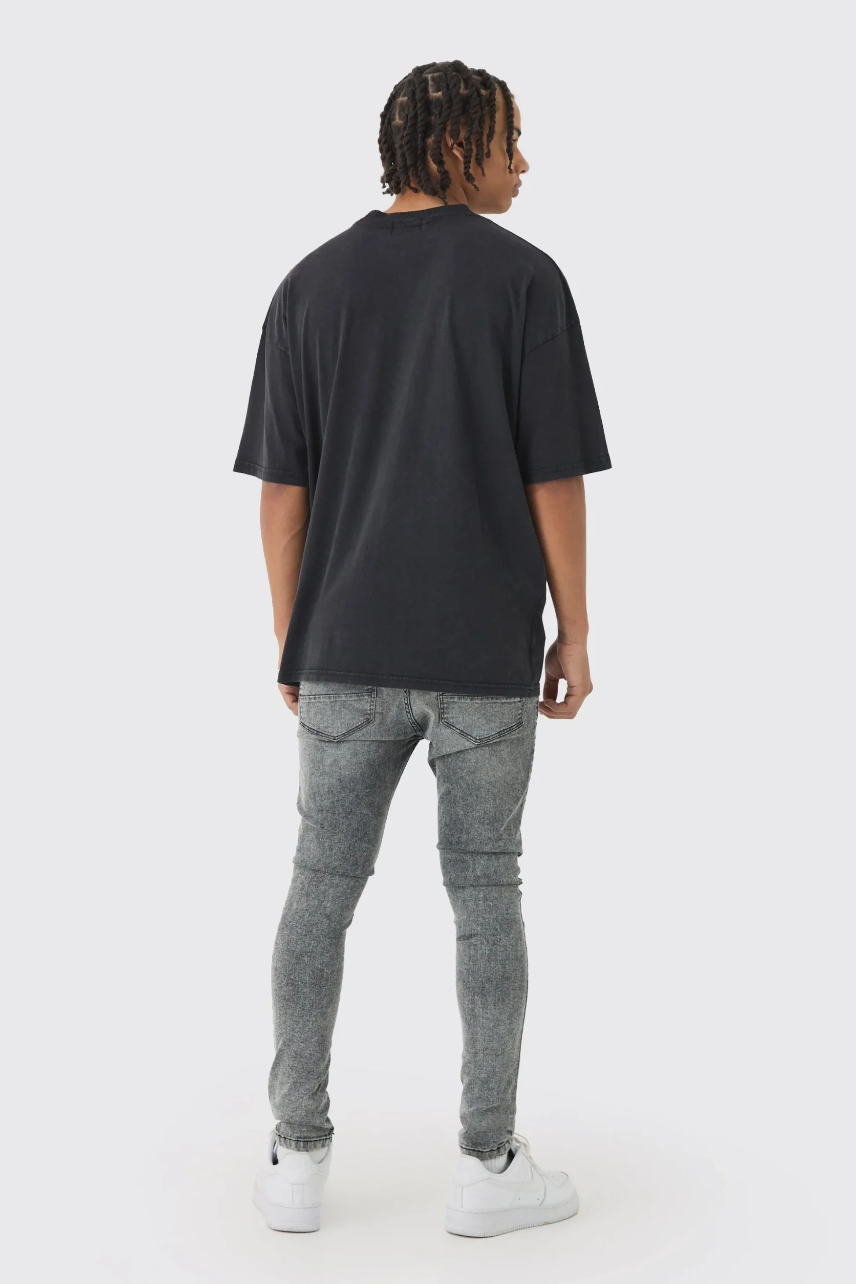 Super Skinny Fit Stretch Jeans | BoohooMAN UK