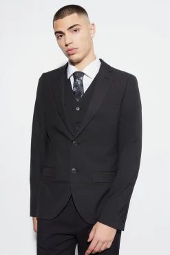 Super Skinny Single Breasted Blazer | BoohooMAN UK