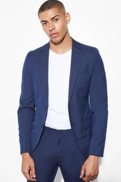 Super Skinny Single Breasted Blazer | BoohooMAN UK