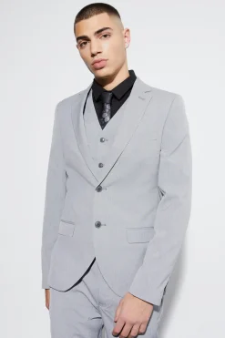 Super Skinny Single Breasted Suit Jacket | BoohooMAN UK